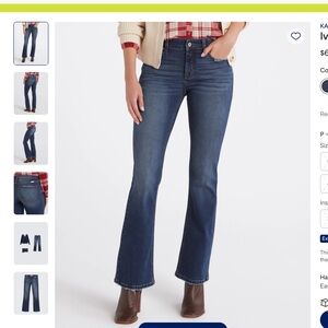 KAN CAN Ivy Mid Rise Bootcut Jean